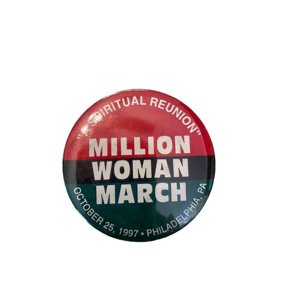 The Million Woman March October 25 1997 Philadelphia Pinback Button Spiritual Re - Picture 10 of 12